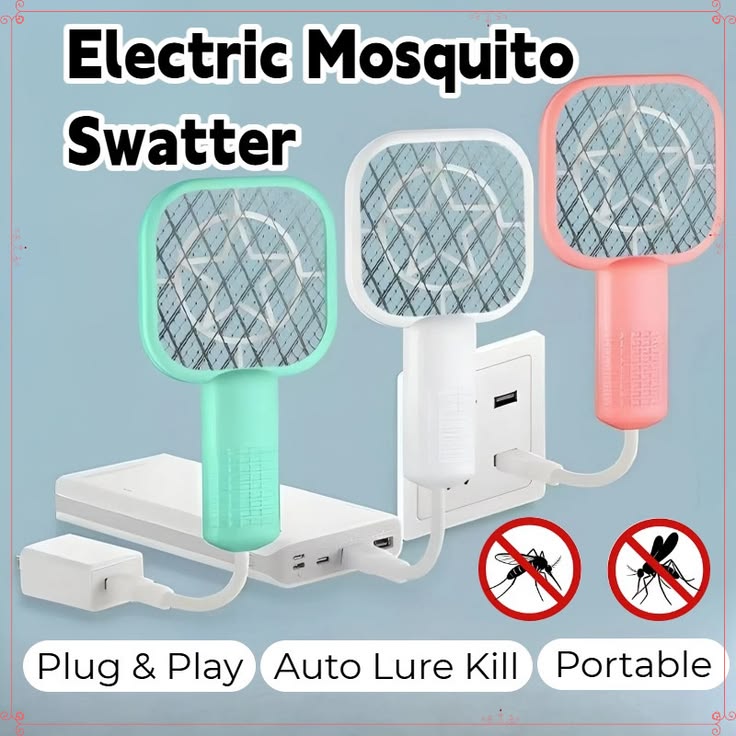 Mini USB Rechargeable Mosquito Racket